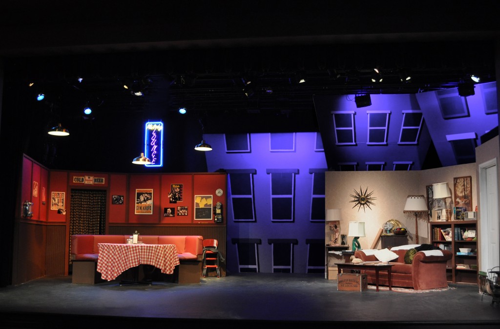 Image: The Set of the Providence Players Production of Side Man