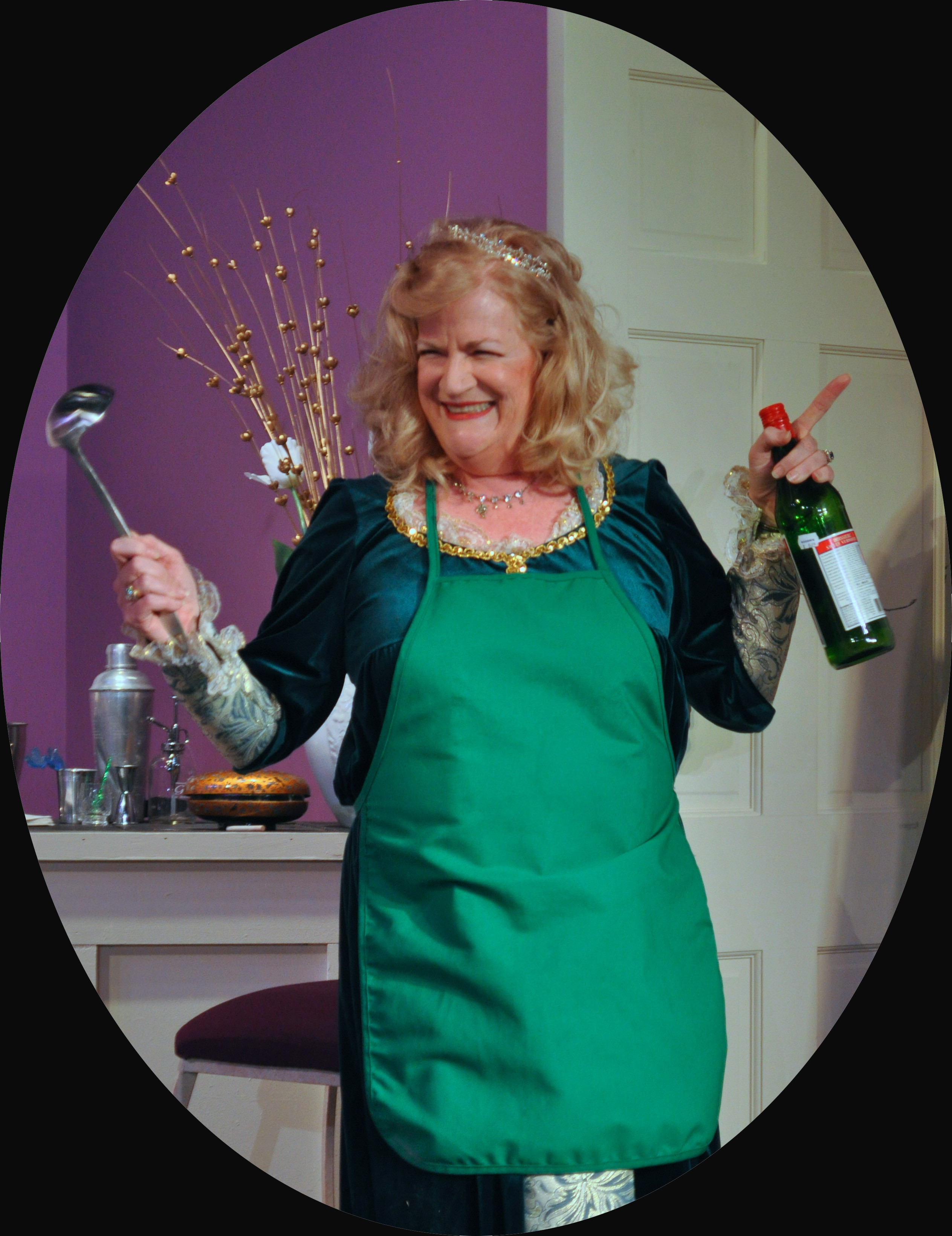 Beth Hughes-Brown as Cookie Cusack - 2014 Best Featured Actress in a Play - DCMTA Photo by Chip Gertzog Providence Players