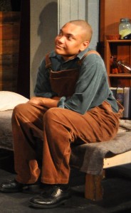 Stephan Olbina as Crooks -Providence Players Of Mice and Men Photo By Chip gertzog