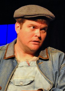 Kyle Keene as Lenny in Of Mice and Men by The Providence Players Photo By Chip Gertzog