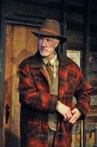 Mike Mattheisen as the stoic Boss in Providence Players' Of Mice and Men Photo by Chip Gertzog