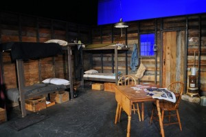 Of Mice and Men Set- The Bunk House Photo By Chip Gertzog Providence Players