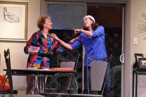 Barbara Gertzog as Silda and Andra Whitt as Brooke Providence Players Other Desert Cities Photo by Chip Gertzog Providence Players