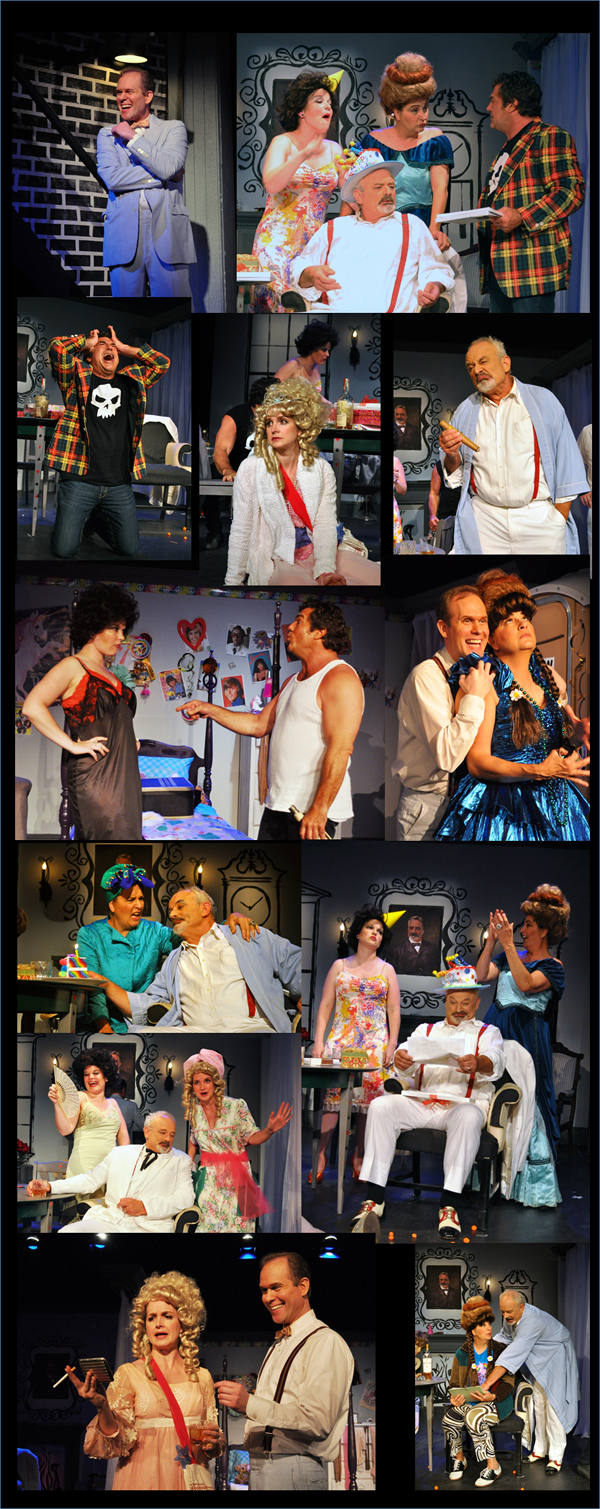 Moments from The Providence Players hit comedy "The Glass Mendacity" Photo by Chip Gertzog Providence Players
