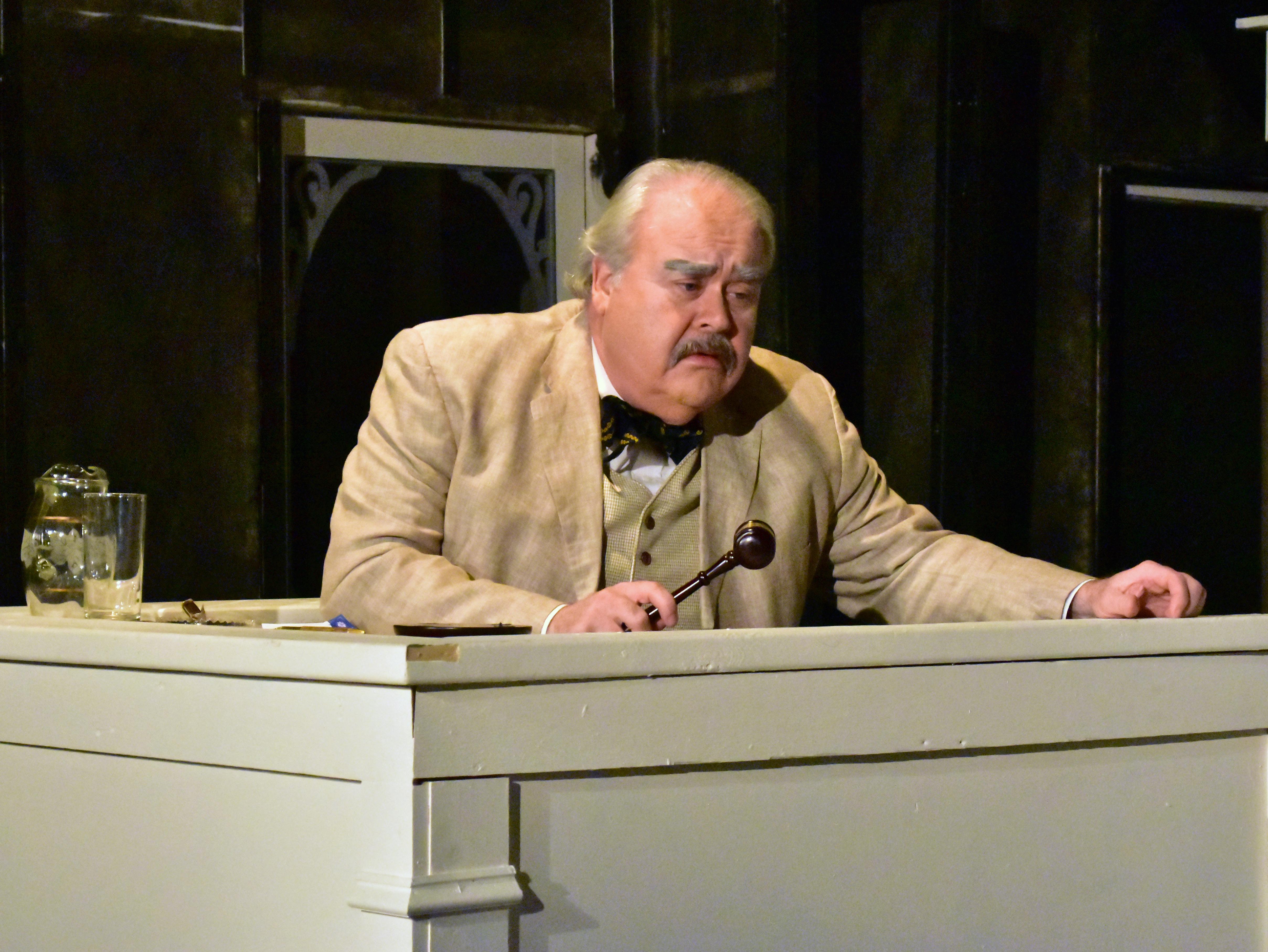 Kevin Harnisch as Judge Taylor in the PPF Production of To Kill a Mockingbird Photo by Chip Gertzog Providence Players