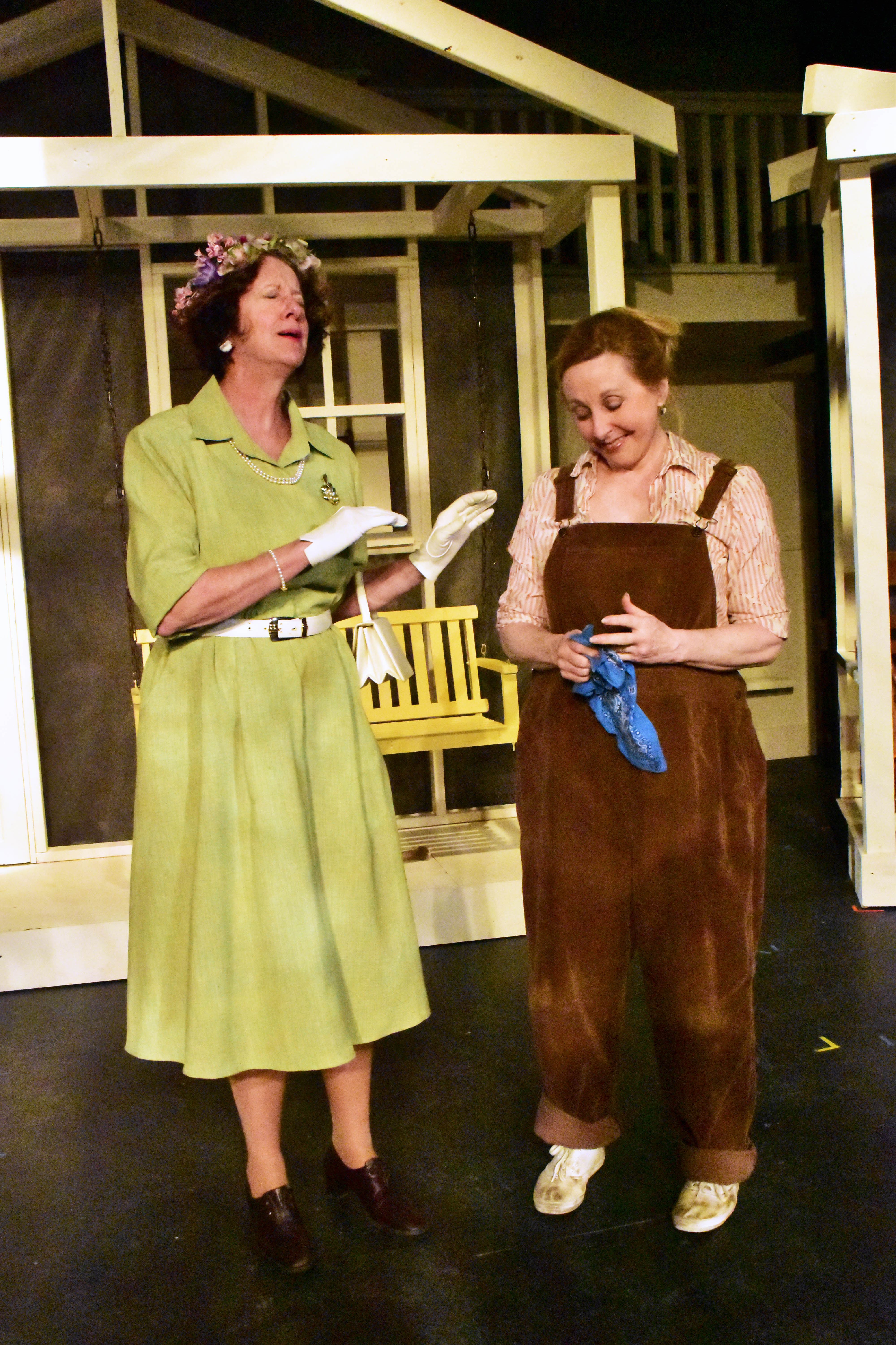 Robey Manno and Janet Kohler Dueweke in To Kill a Mockingbird Photo by Chip Gertzog Providence Players
